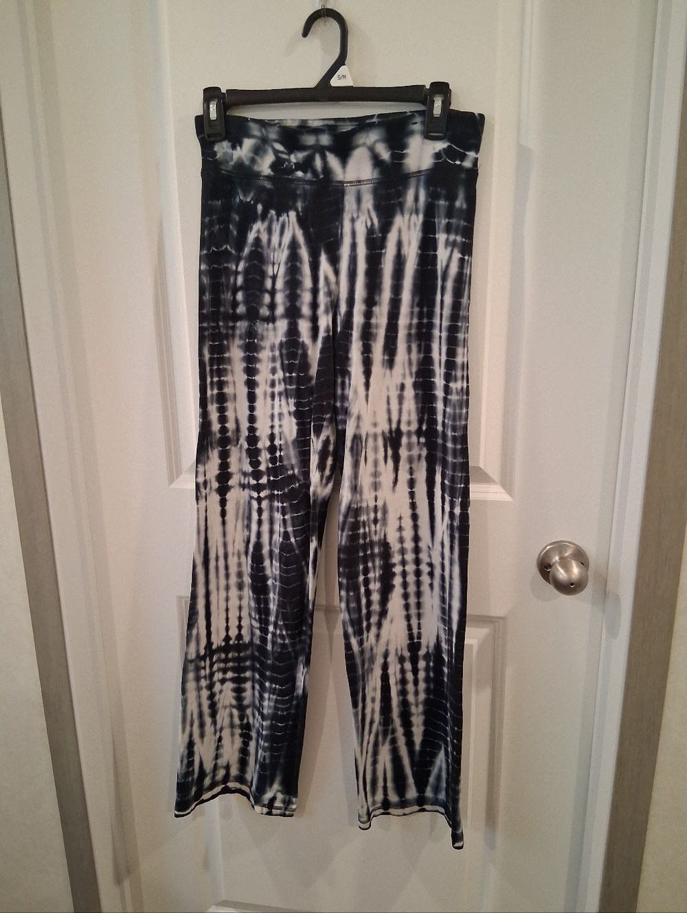Justice Black & White Tie-Dye Lounge Pants Size 18
